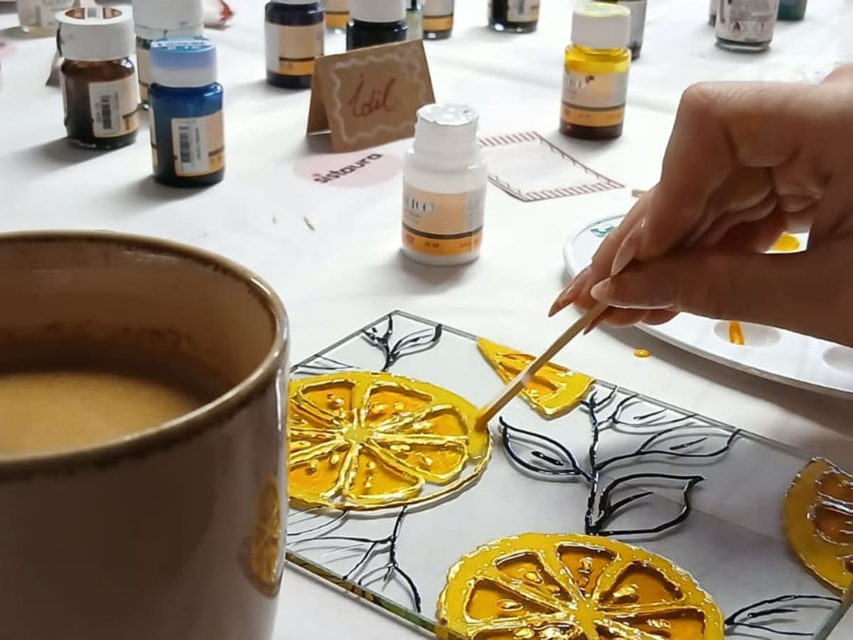 Eskişehir Vitray Cam Boyama Workshopu - Eskişehir deneyimi