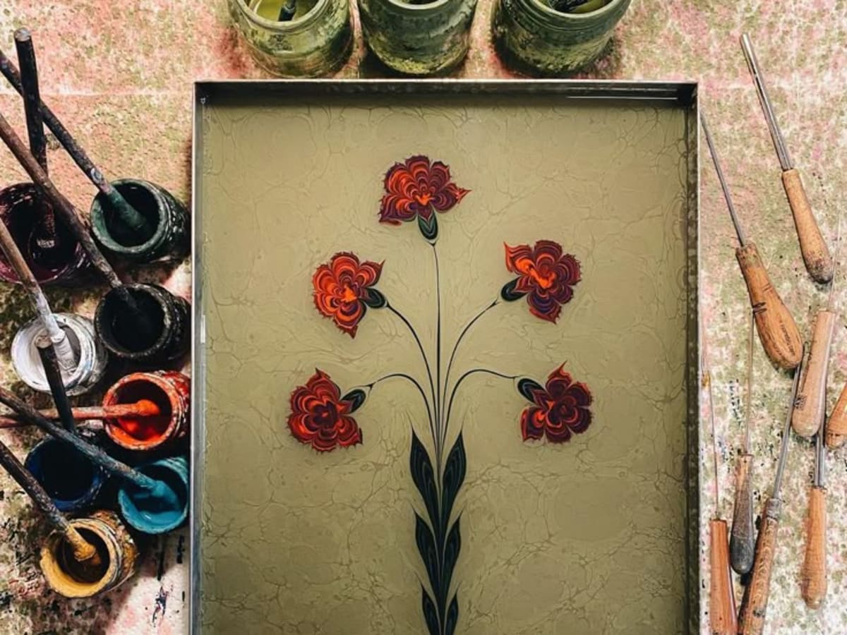 Alanya Ebru Sanatı Workshopu - Antalya deneyimi