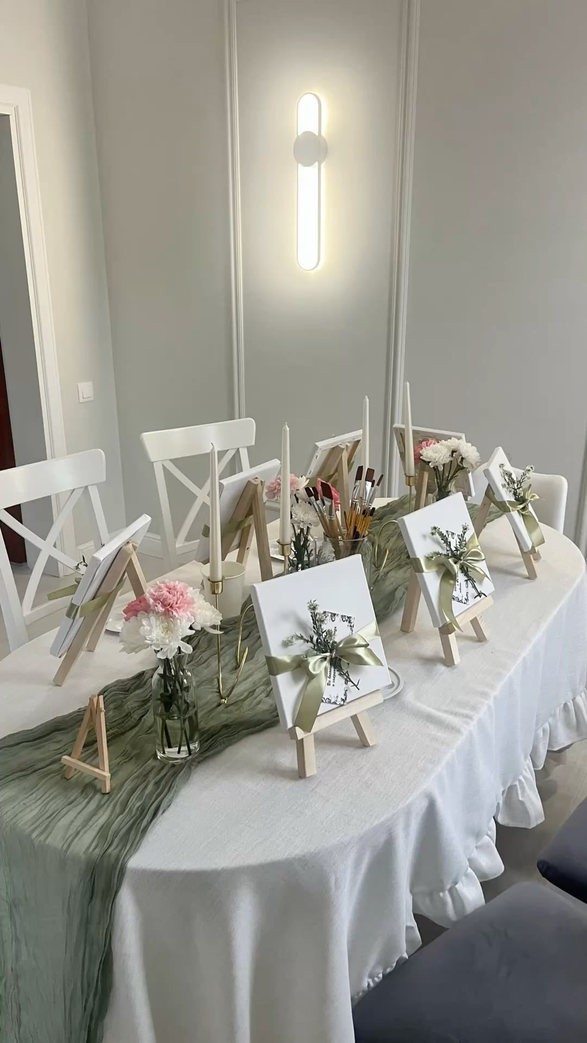 Kız Kıza Pinterest Konseptli Tuval Boyama💐 — Antalya