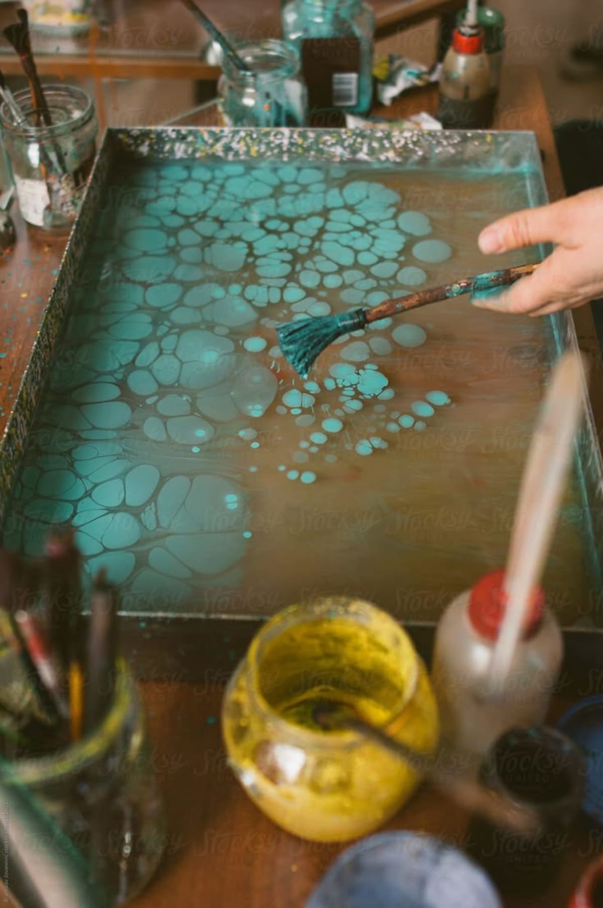 Alanya Ebru Sanatı Workshopu — Alanya, Antalya (görsel 3)