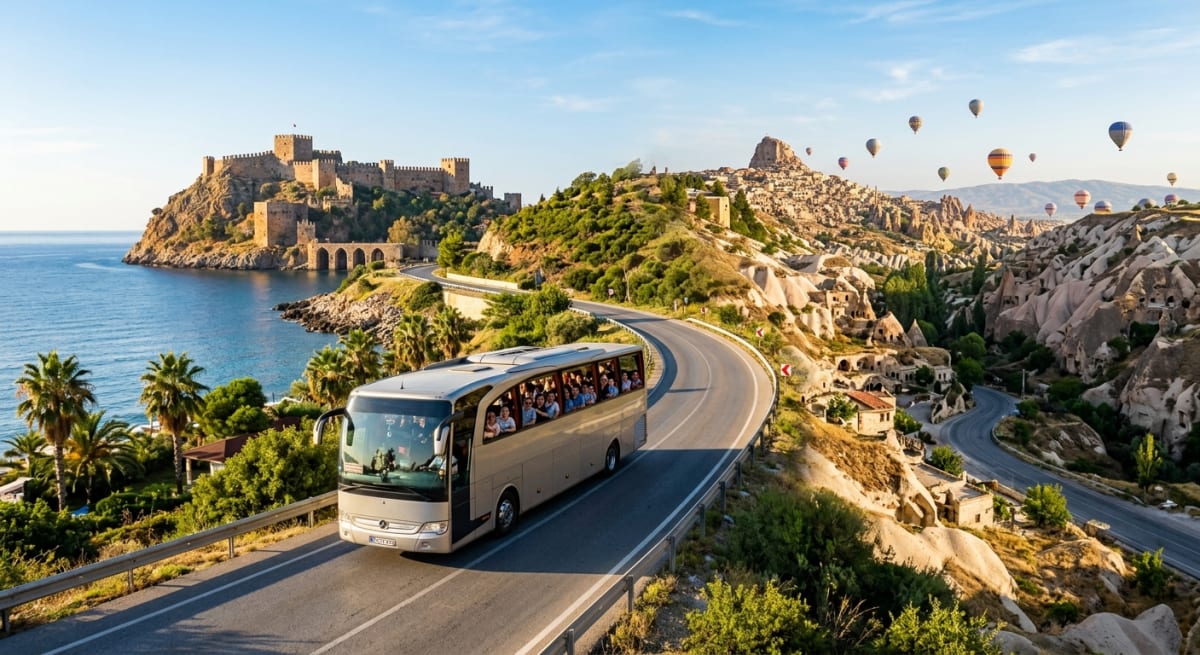 Alanya Çıkışlı Kapadokya Turu (1 Gece 2 Gün) — Alanya, Antalya