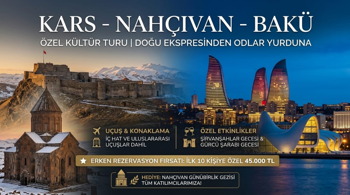 Antalya Çıkışlı Kars, Nahçıvan & Bakü Turu — Muratpaşa, Antalya