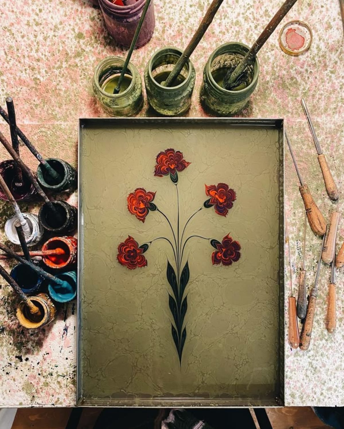 Alanya Ebru Sanatı Workshopu — Alanya, Antalya