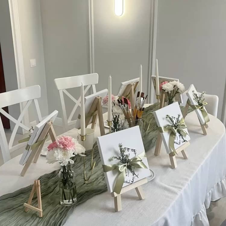 Kız Kıza Pinterest Konseptli Tuval Boyama💐 — Antalya