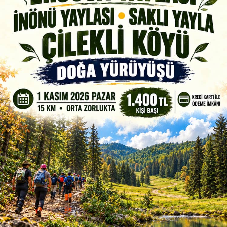 Çilekli Köyü - İnönü Yaylası Ercuva Yaylası Doğa Yürüyüşü — Eskişehir