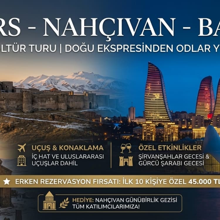 Antalya Çıkışlı Kars, Nahçıvan & Bakü Turu — Muratpaşa, Antalya