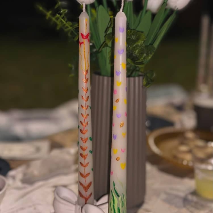 Şamdan Hediyeli Mum Boyama Atölyesi — Manavgat, Antalya